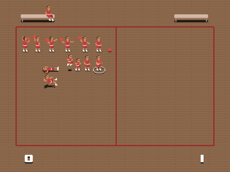 2D Dodgeball Mockup