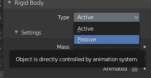 Passive rigid body